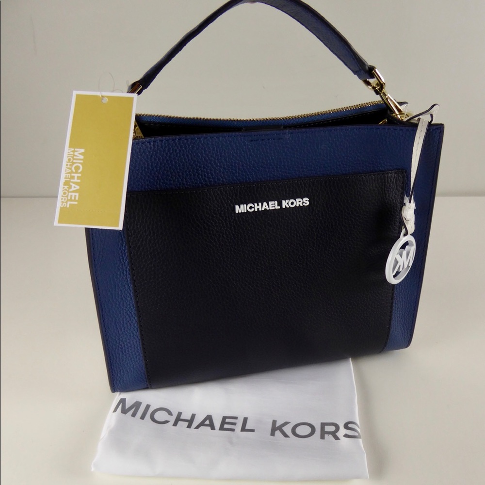 Michael Kors Gemma Medium Colorblock Satchel NWT